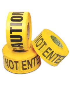 Barricade Tape - 3 mil Yellow - Do Not Enter