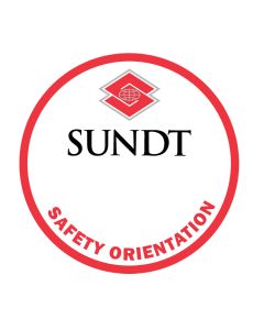 Sundt Numbered Hard Hat Stickers - Qty 250