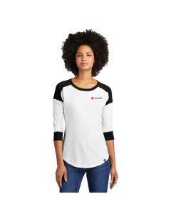 New Era - Ladies Heritage Blend 3/4-Sleeve Baseball Raglan Tee