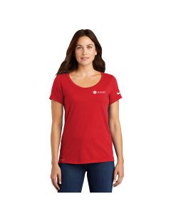 Nike - Ladies Dri-FIT Cotton/Poly Scoop Neck Tee